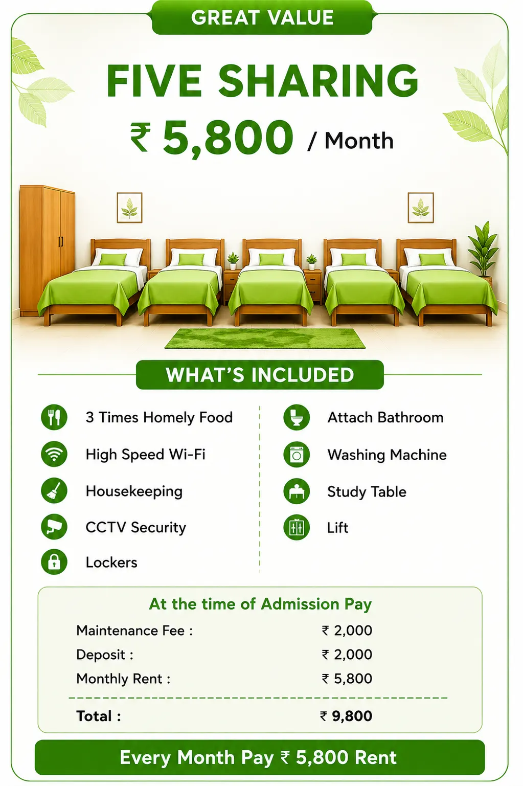 Ladies PG near Christ University Bannerghatta Road